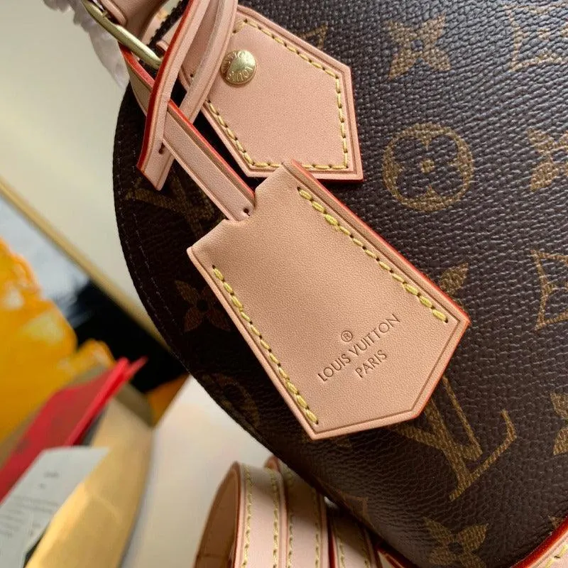1984 - Alma BB Monogram Bag Brown/Pink