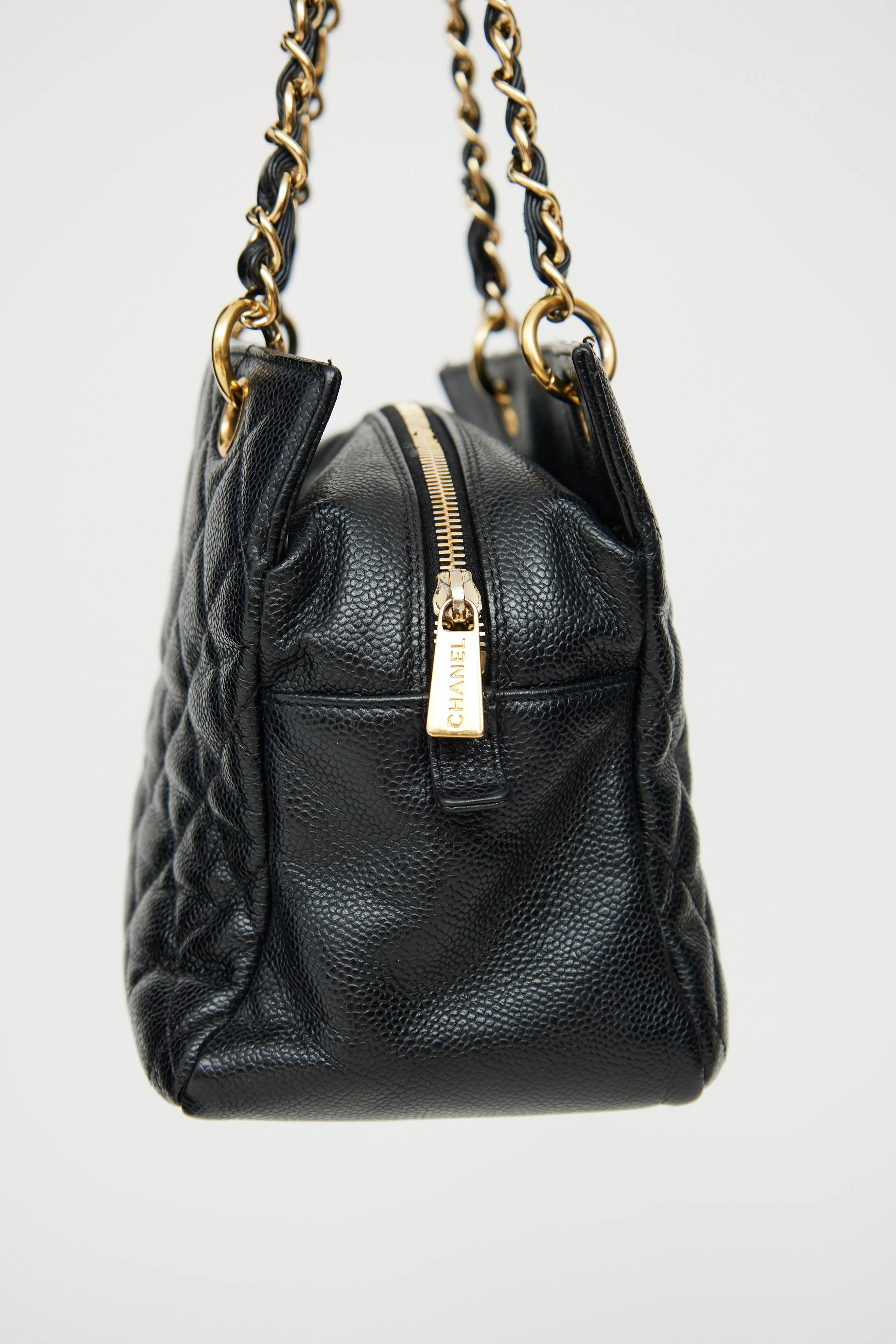 2008 Black Leather Petite Timless Tote