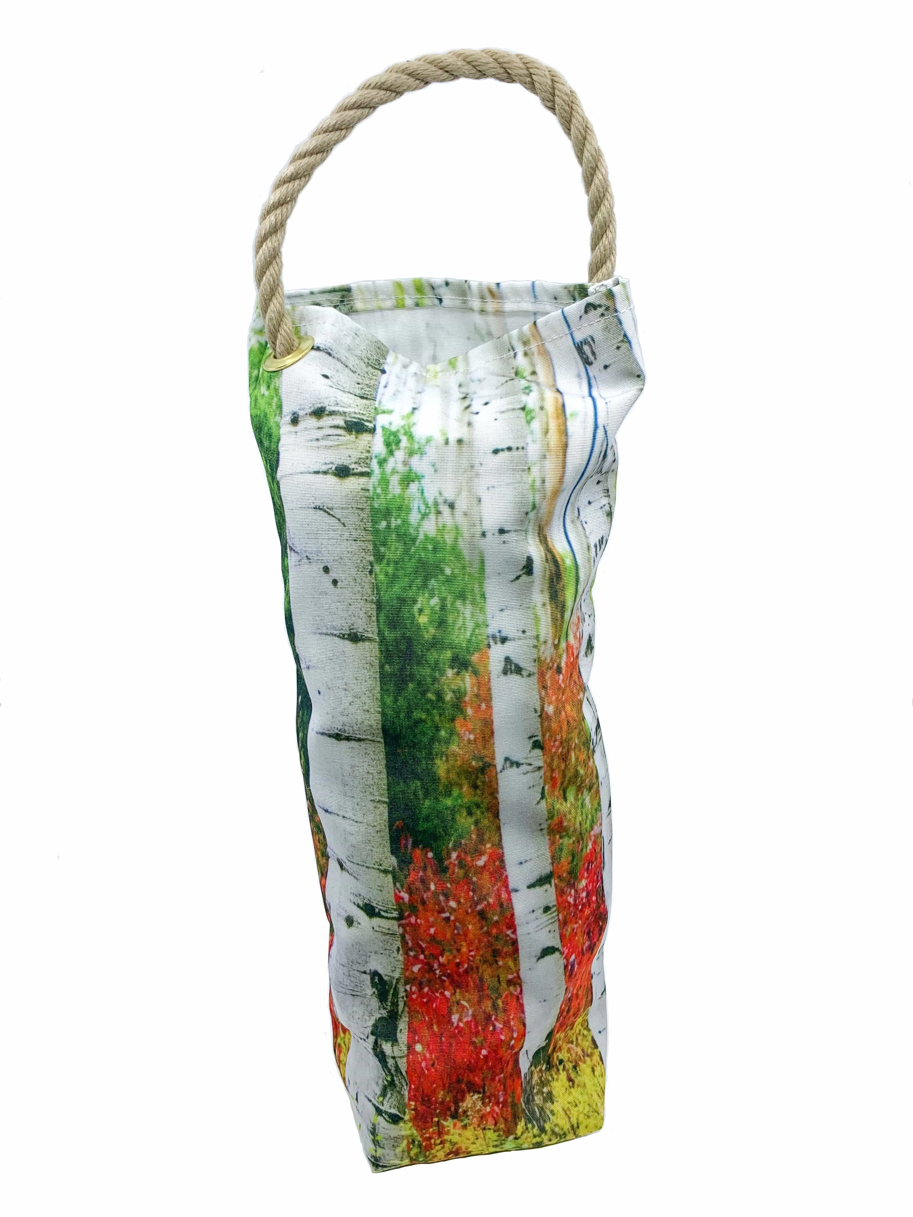 Aspen Birch Tree Recycled Wine Tote