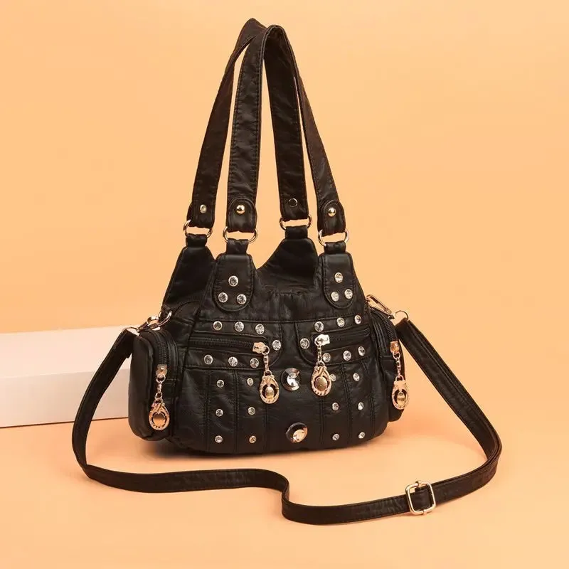binfenxie Luxury Handbags Women Bags Designer Small Ladies Crossbody Female Shoulder Bag Fashion PU Leather Messenger Bag Casual Tote Bags