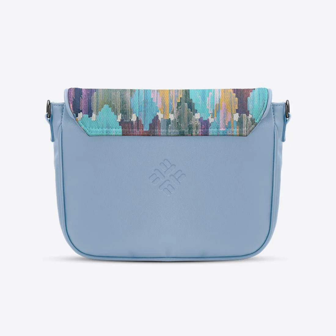 Blue Messenger Crossbody Iris