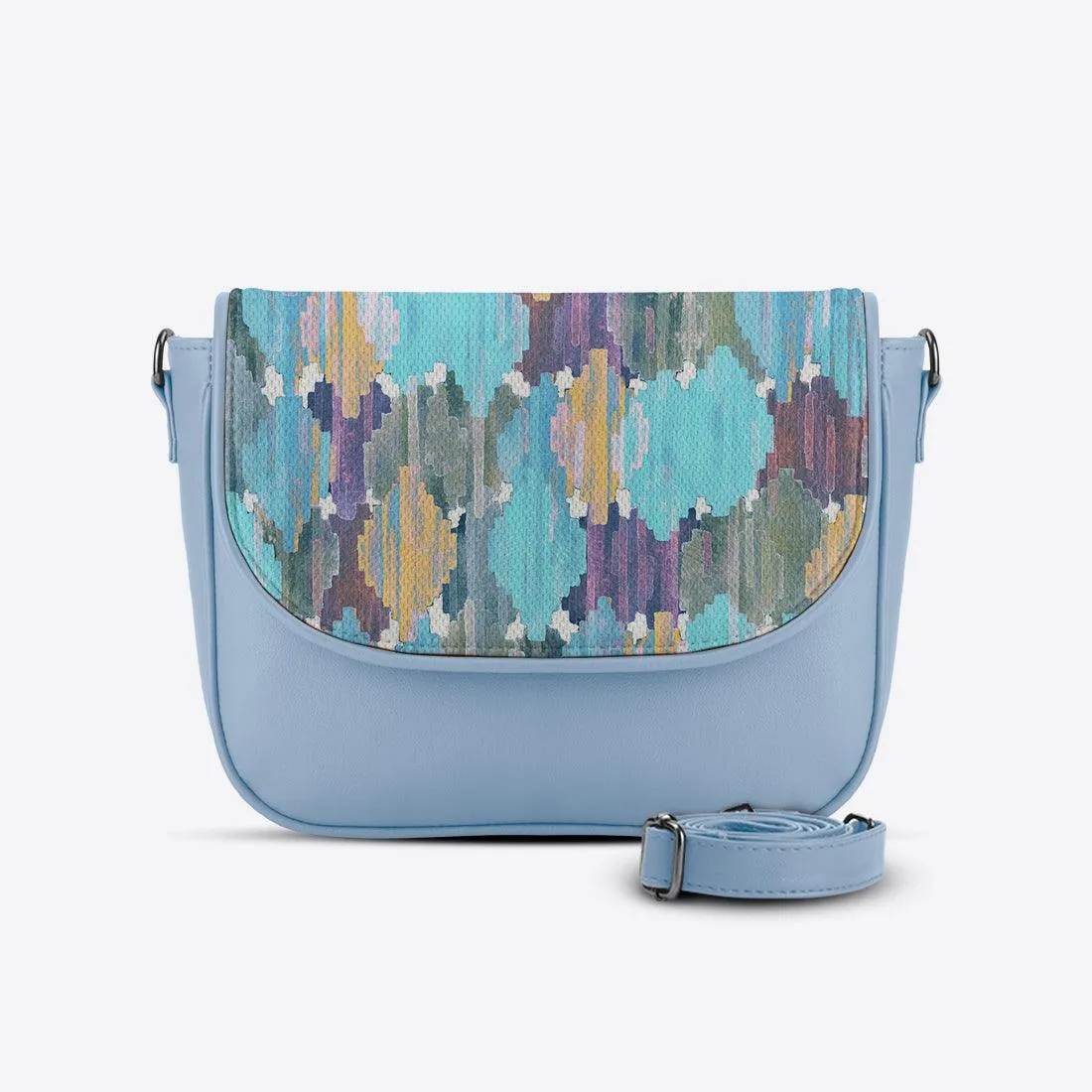 Blue Messenger Crossbody Iris