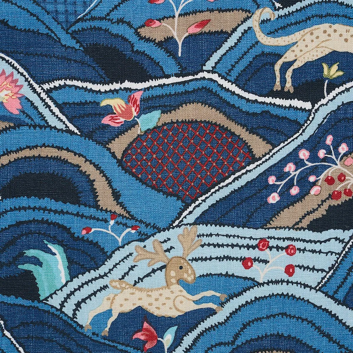 Blue Rolling Hills Purse