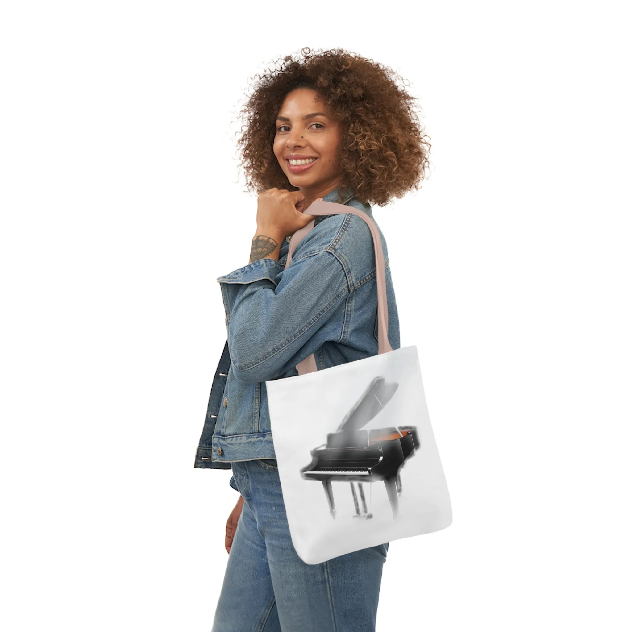 Canvas Tote Bag, Piano
