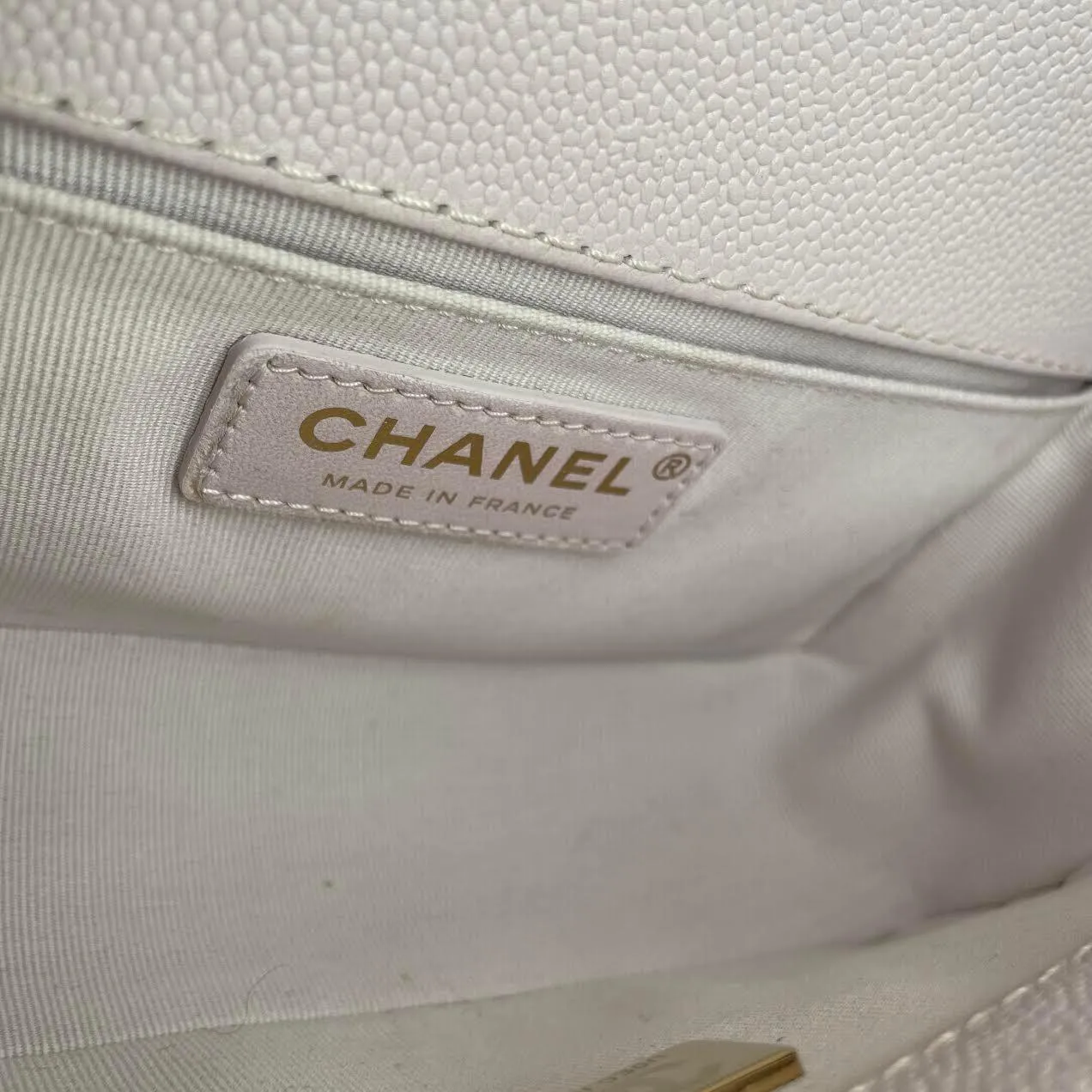 CHANEL 2021 - 2022 Small Boy "Braid Around" Bag Light Purple with Gold