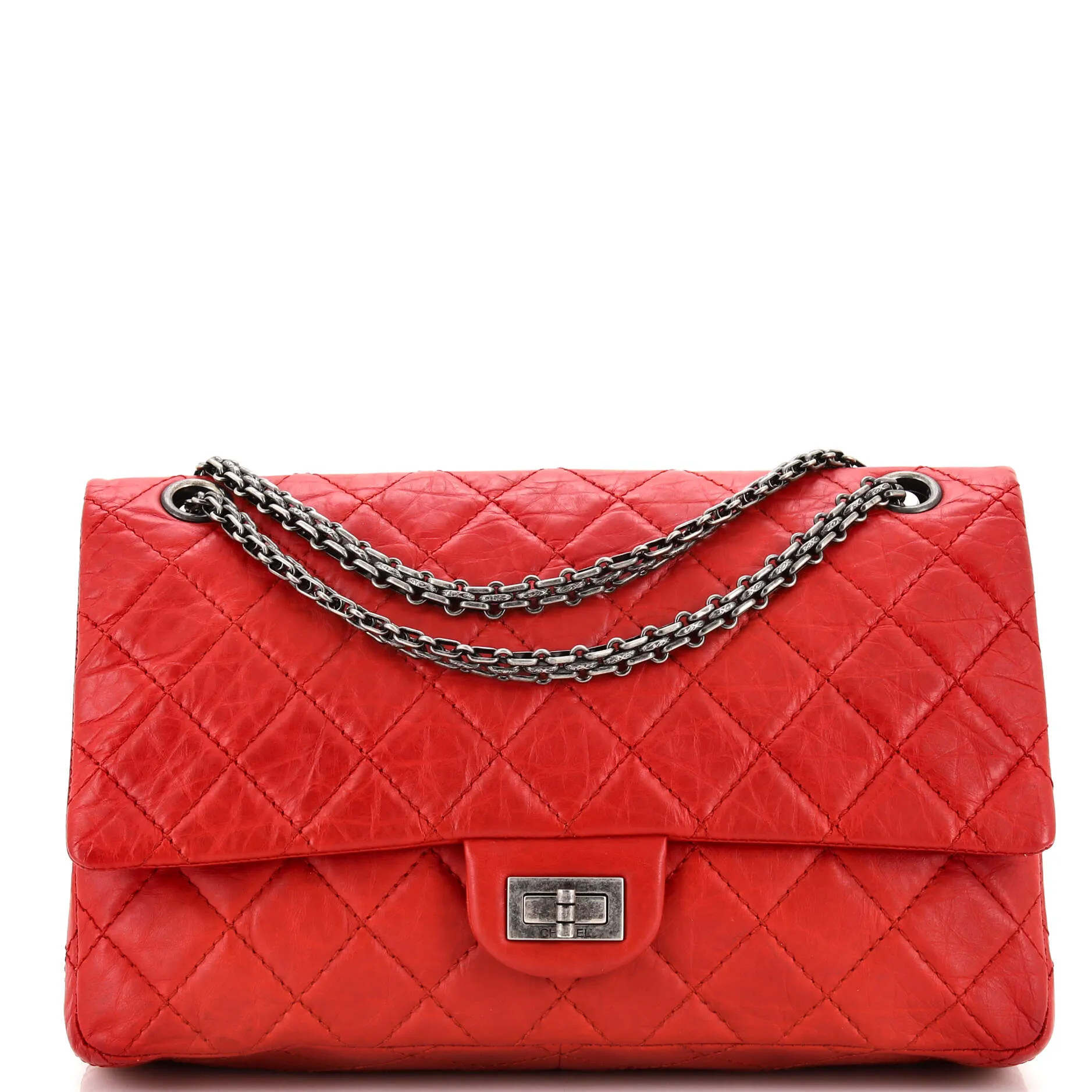 CHANEL Reissue 2.55 Flap Bag Quilted Aged Calfskin 226
