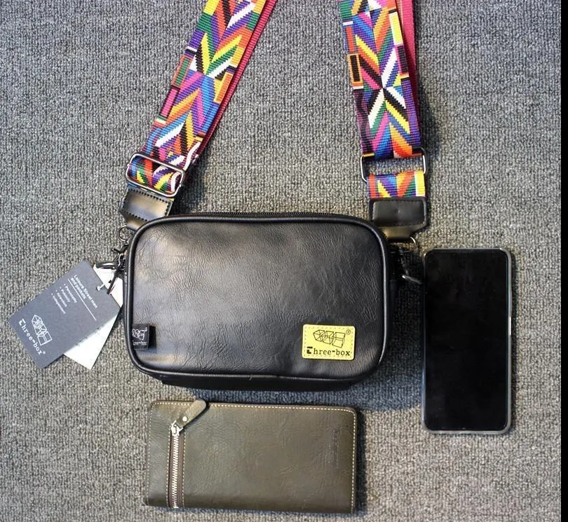 Color Shoulder Strap Messenger Bag