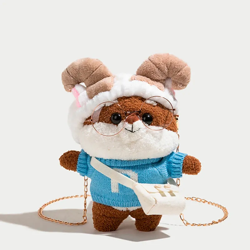 Cute Chipmunk Plush Messenger Mag