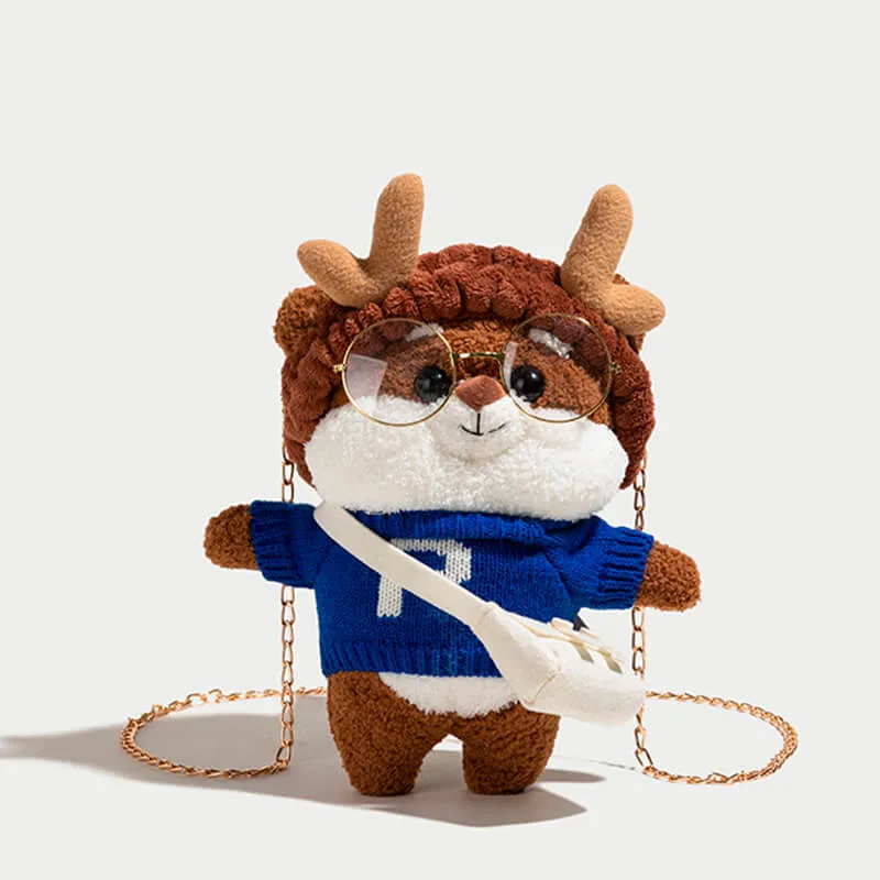 Cute Chipmunk Plush Messenger Mag