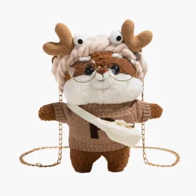 Cute Chipmunk Plush Messenger Mag
