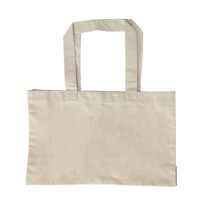Ecobags Organic Canvas Beach Bag with Magnetic Lock