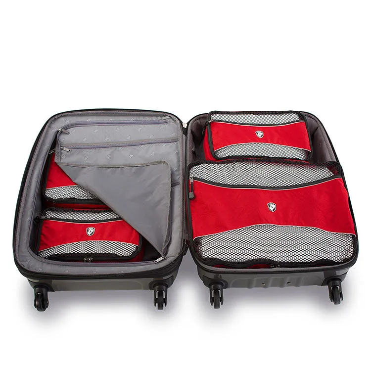 Ecotex 3 Piece Packing Cube Set™ with Front Zippered Pocket