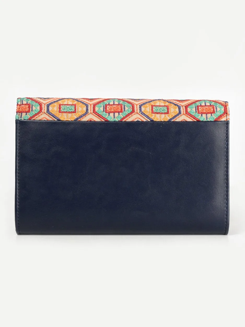 Embroidered Clutch
