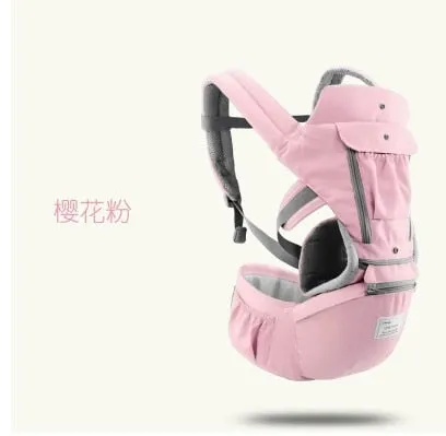 Ergonomic Baby Carrier Infant Kid Baby Hipseat Sling Front Facing Kangaroo Baby Wrap Carrier for Baby Travel 0-18 Months