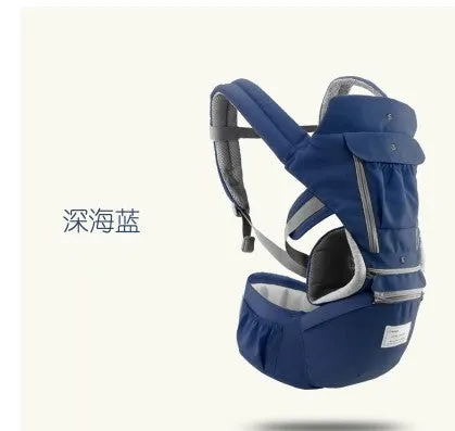 Ergonomic Baby Carrier Infant Kid Baby Hipseat Sling Front Facing Kangaroo Baby Wrap Carrier for Baby Travel 0-18 Months