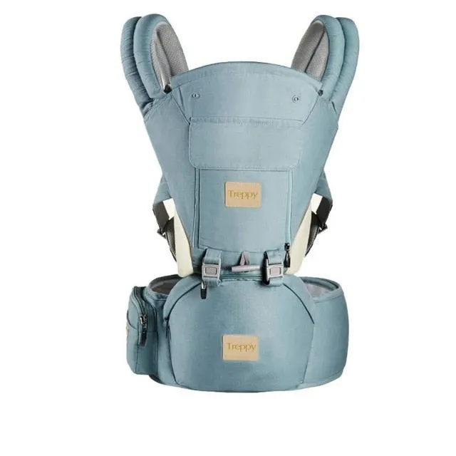 Ergonomic Baby Carrier Infant Kid Baby Hipseat Sling Front Facing Kangaroo Baby Wrap Carrier for Baby Travel 0-18 Months