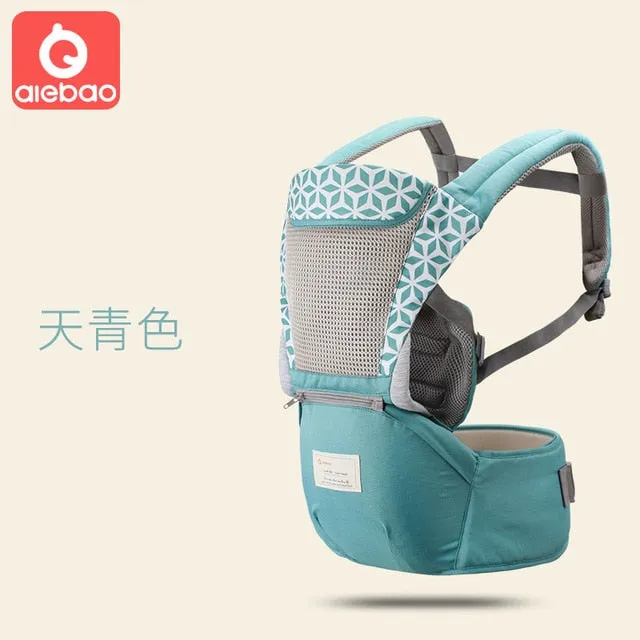 Ergonomic Baby Carrier Infant Kid Baby Hipseat Sling Front Facing Kangaroo Baby Wrap Carrier for Baby Travel 0-18 Months