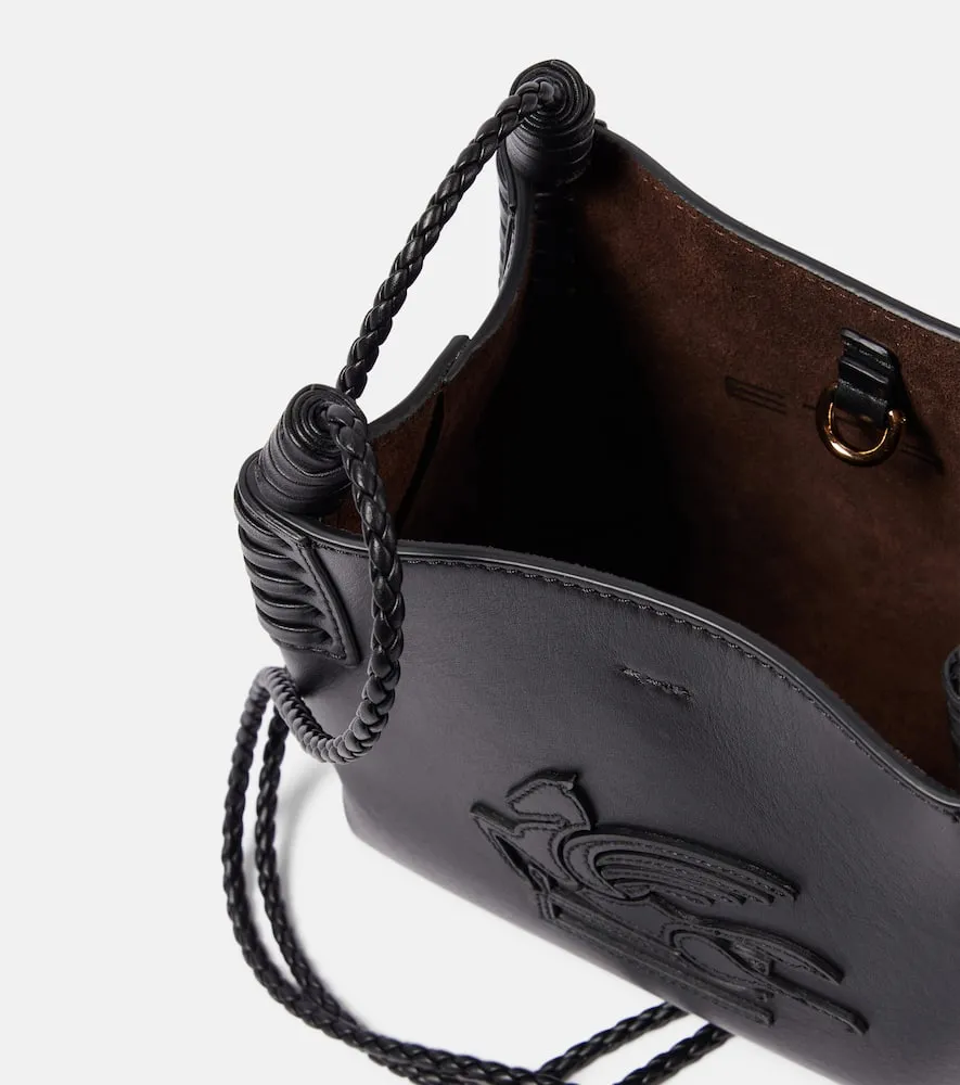 Etro Libra Pegaso Mini leather tote bag