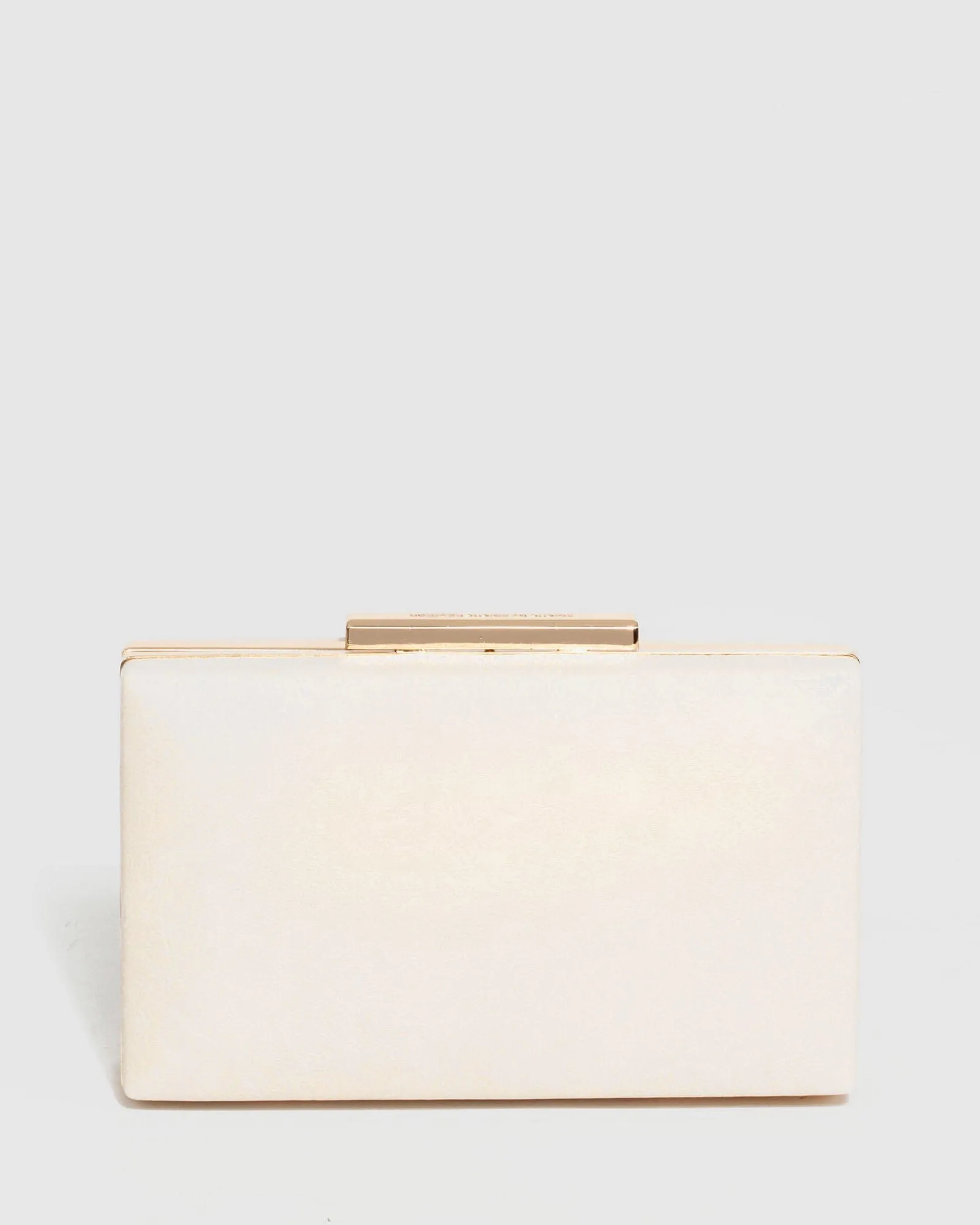 Ivory Jaimii Embroidered Clutch Bag