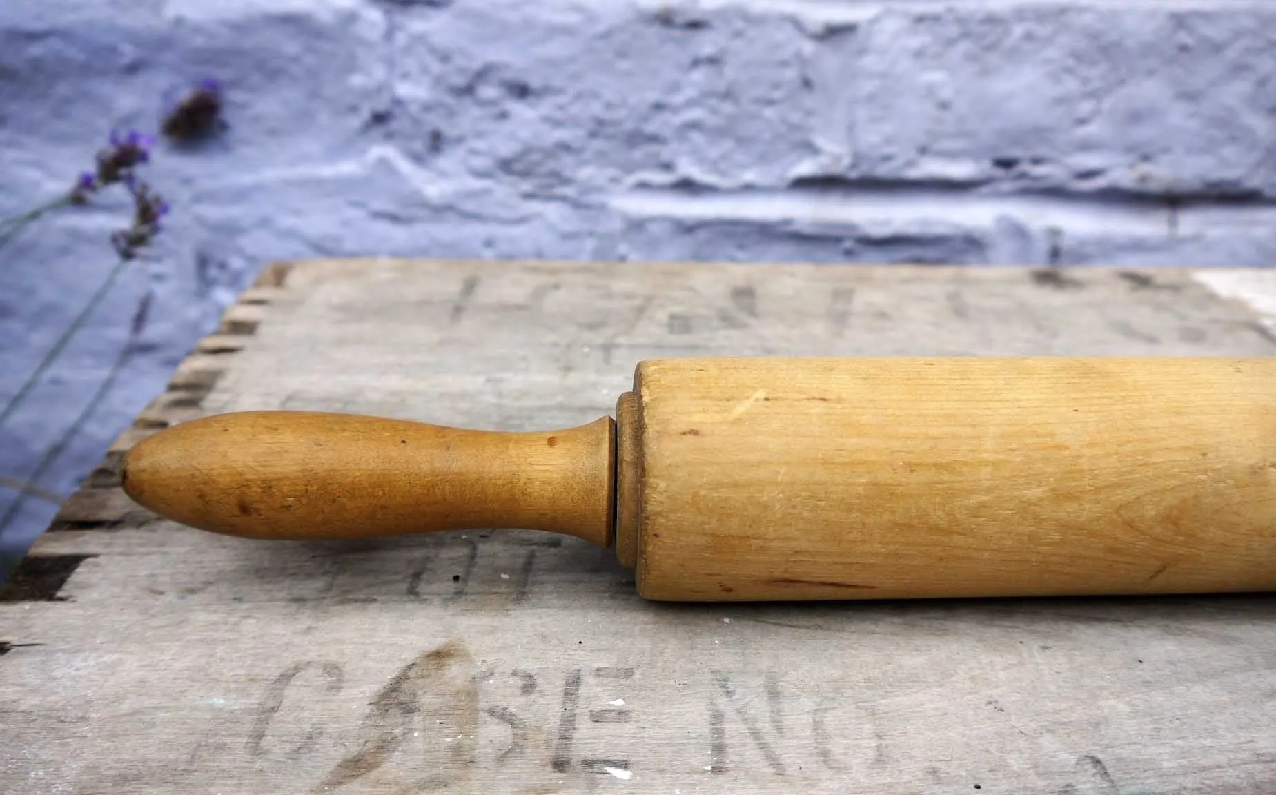 Lovely vintage wooden rolling pin