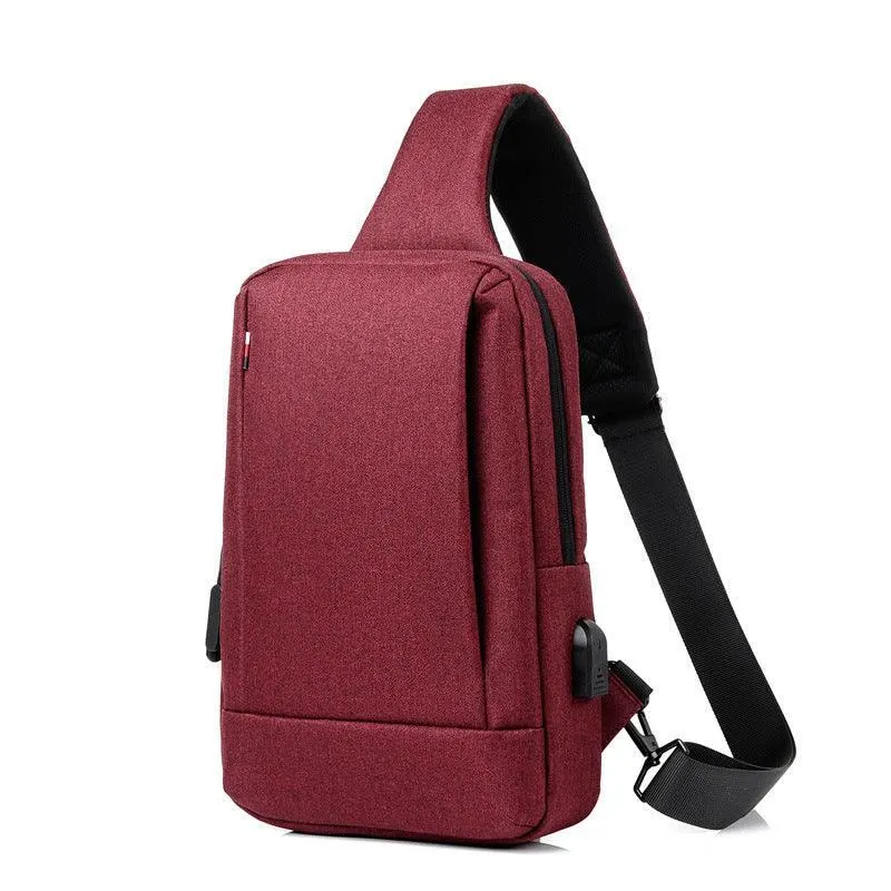 Men's Chest Bag Crossbody Sling Backpack - Perfect for Urban Leisure and Everyday Use