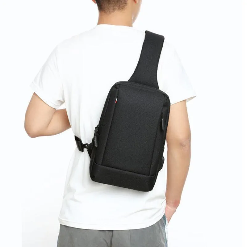 Men's Chest Bag Crossbody Sling Backpack - Perfect for Urban Leisure and Everyday Use