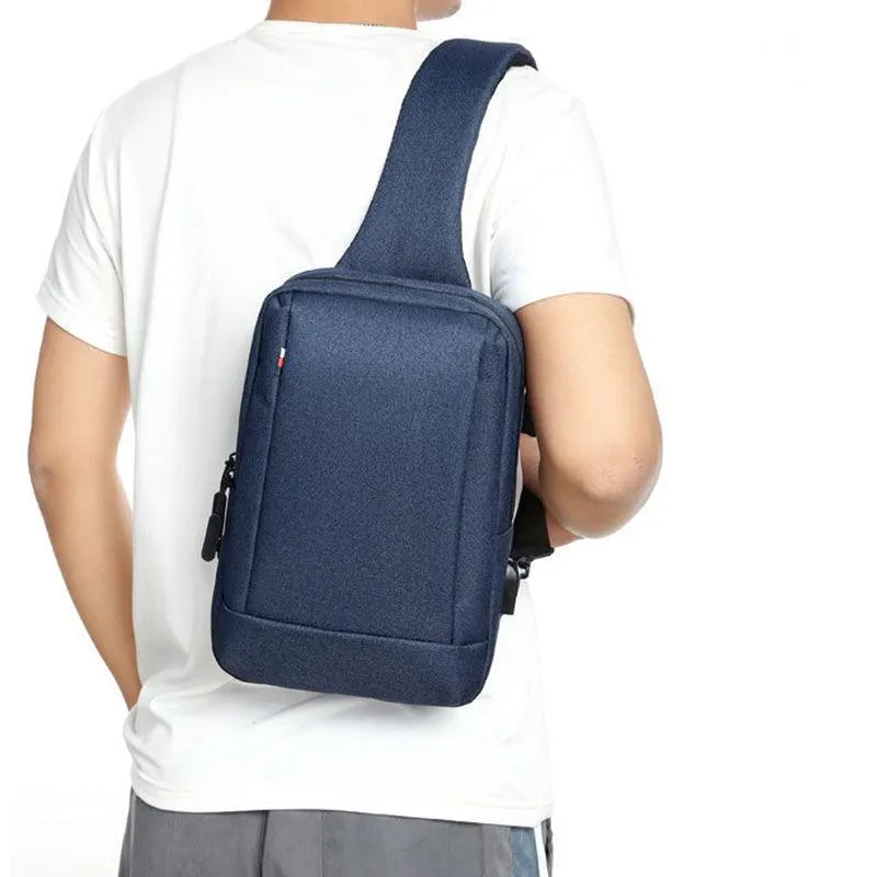 Men's Chest Bag Crossbody Sling Backpack - Perfect for Urban Leisure and Everyday Use