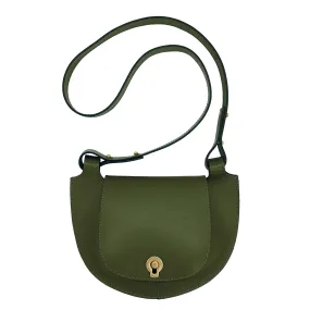 Olive Satchel Clutch
