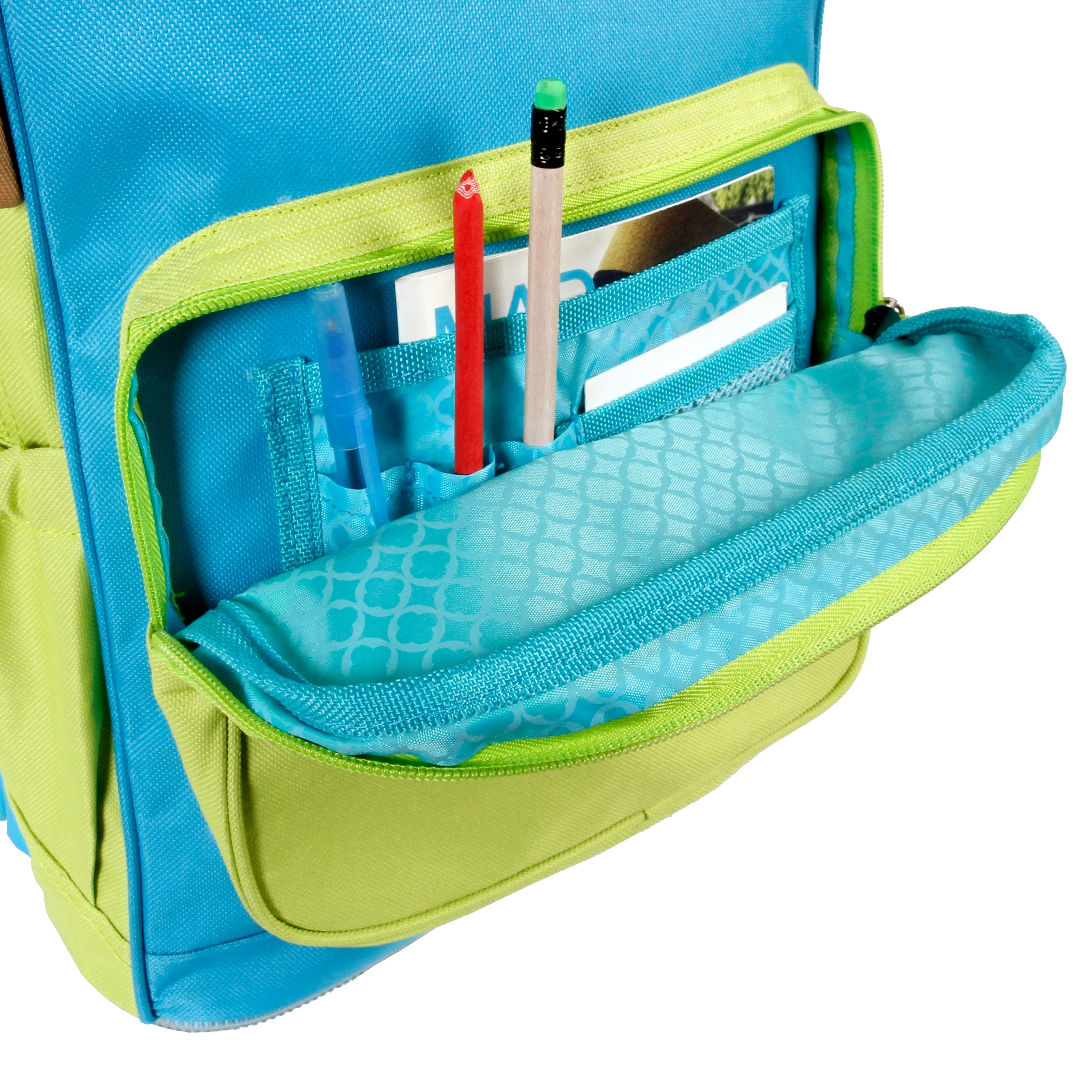 SIDE-KICK ROLLING BACKPACK AND LUNCH BAG SET PUP