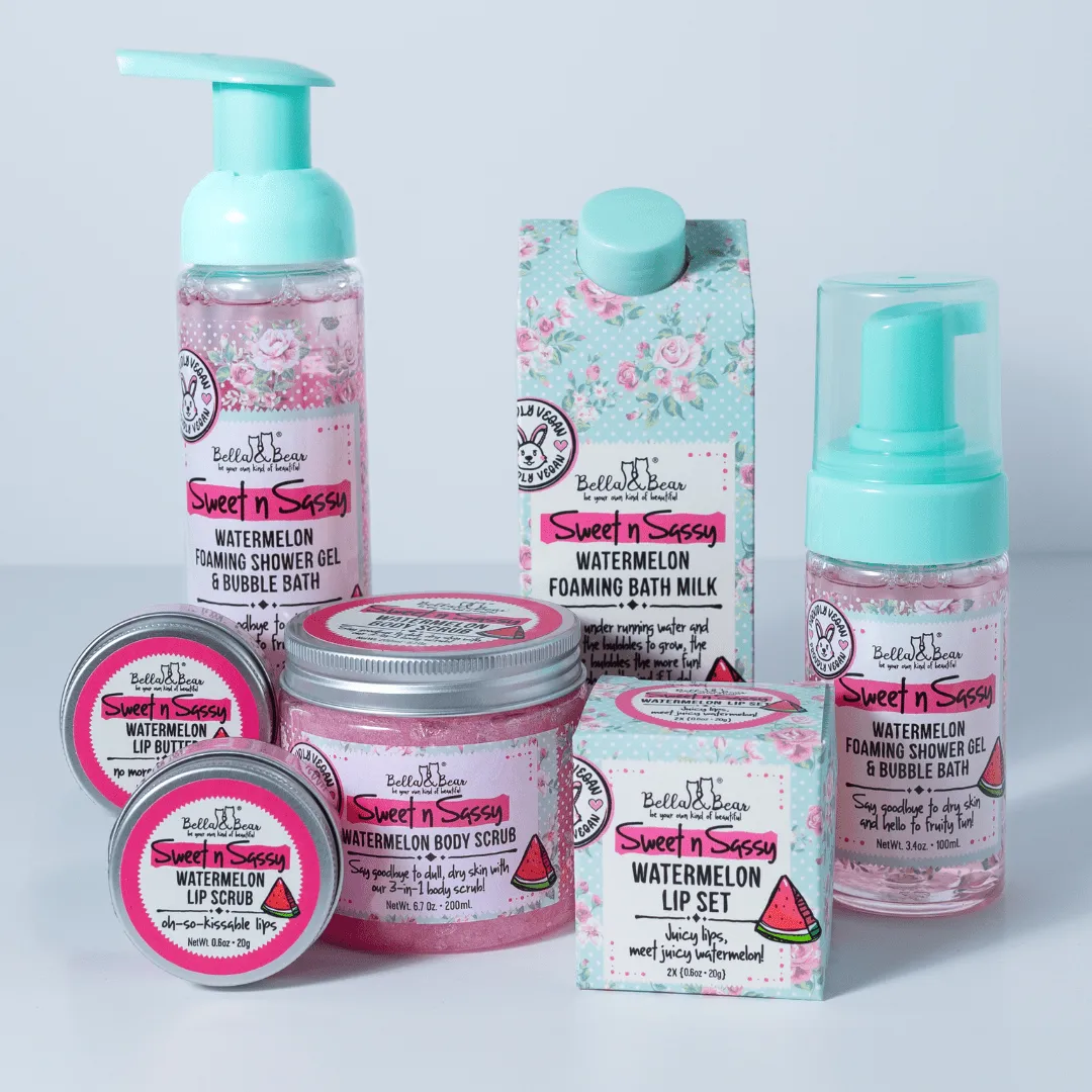 Sweet 'n' Sassy Mini Foaming Shower Gel & Bubble Bath