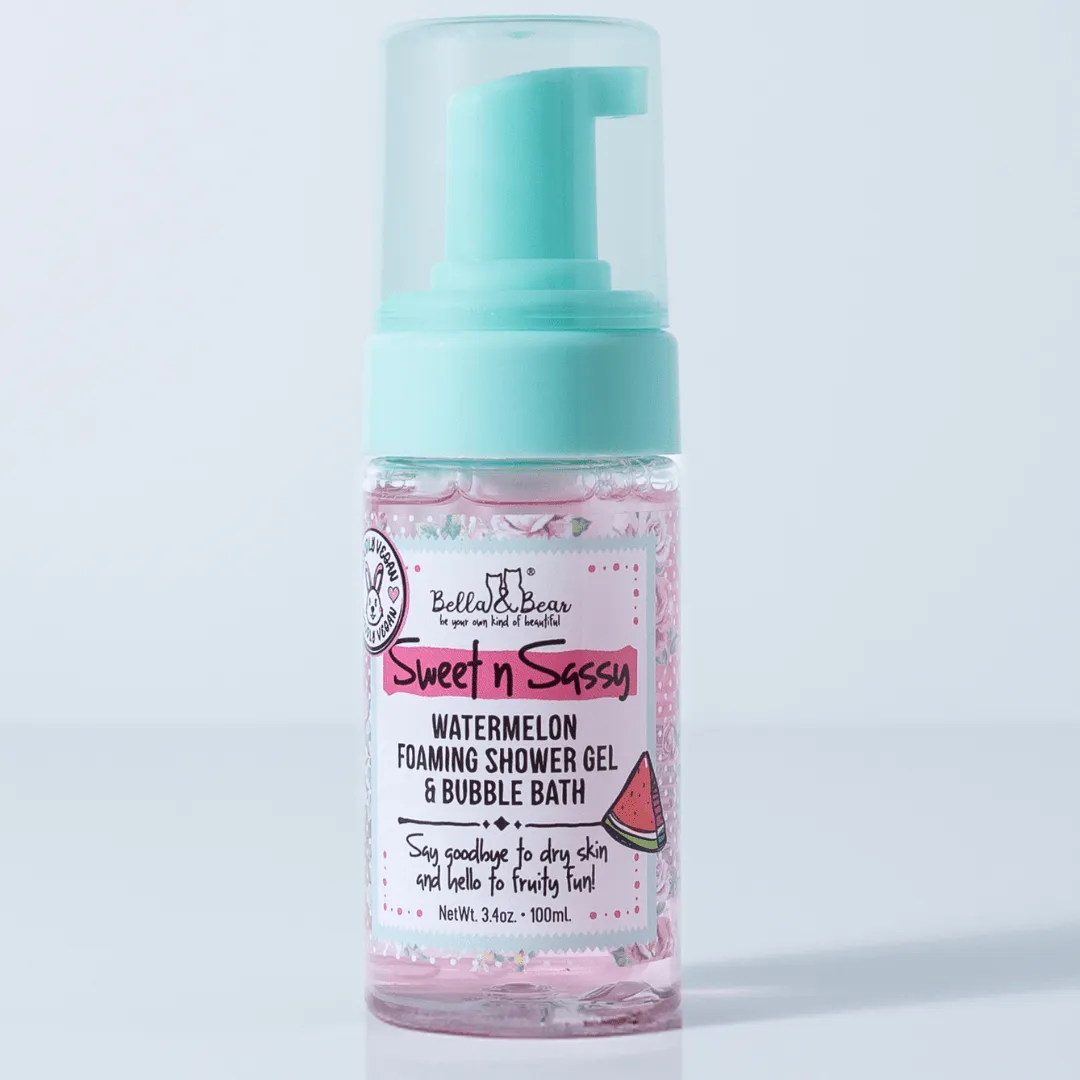 Sweet 'n' Sassy Mini Foaming Shower Gel & Bubble Bath