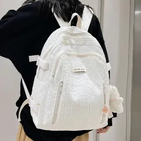 UAKISS  - School Women's Cute University Backpack Girls' Travel Book Backpacks Soft Package Fashion Women Casual Bag Large Capacity Pack