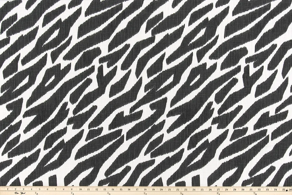 Zany Ink Slub Canvas Fabric By Premier Prints